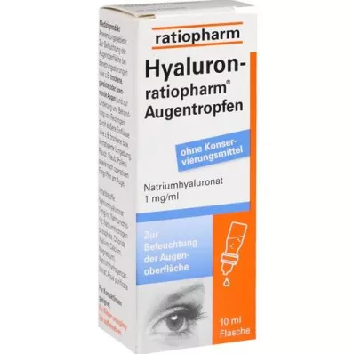 HYALURON-RATIOPHARM Kapljice za oči, 10 ml