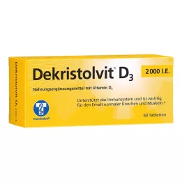DEKRISTOLVIT D3 2.000 I.U. Tablete, 60 kapsul
