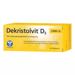 DEKRISTOLVIT D3 2.000 I.U. Tablete, 120 kosov