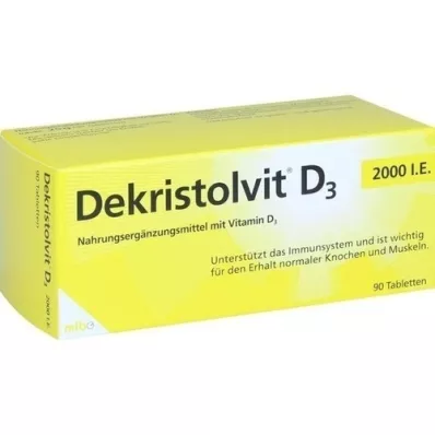 DEKRISTOLVIT D3 2.000 I.U. Tablete, 90 kosov
