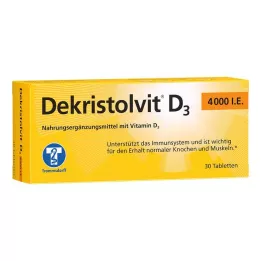 DEKRISTOLVIT D3 4.000 I.U. Tablete, 30 kosov