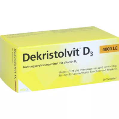 DEKRISTOLVIT D3 4.000 I.U. Tablete, 90 kosov