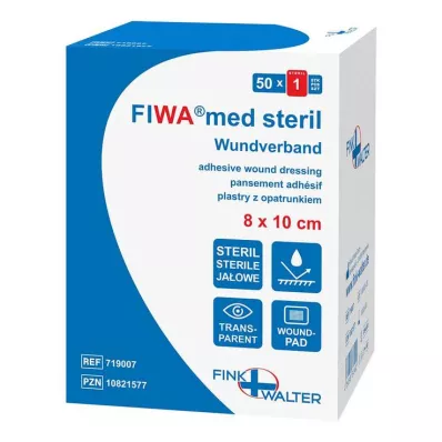 Obloga za rane sterilna 8x10 cm prozorna, 50 kom Obloga za rane sterilna 8x10 cm prozorna, 50 kom
