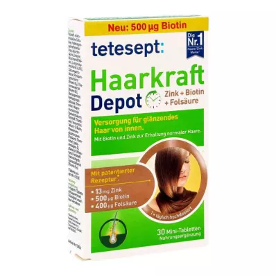 Tetesept Haarkraft Depot filmsko obložene tablete (30 kosov)