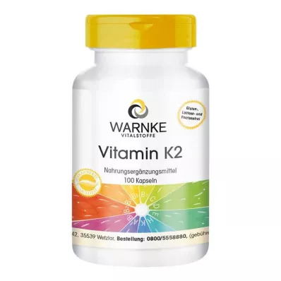 VITAMIN K2 CAPSULES, 100 kapsul
