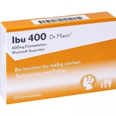 IBU 400 Dr.Mann filmsko obloženih tablet, 20 kosov