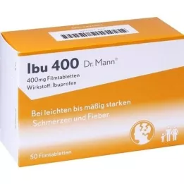 IBU 400 Dr.Mann filmsko obloženih tablet, 50 kosov