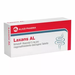 LAXANS AL enterične obložene tablete, 10 kosov