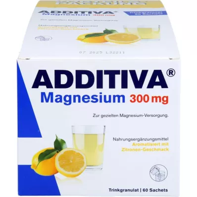 ADDITIVA Magnezij 300 mg N vrečke, 60 kosov