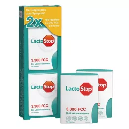 LACTOSTOP 3,300 FCC Tablete Click Dispenser Dop.Pa., 2X100 kosov