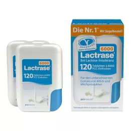 LACTRASE 6.000 FCC Dvojno pakiranje Tbl.in click dispenser, 2X120 kosov