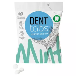 Denttabs zobna pasta tablete stevia-mint brez fluorida, 125 kosov
