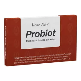 BIOMO Aktivne probiotične kapsule, 15 kosov