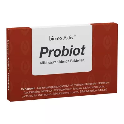Biomo Active Probiot kapsule, 15 kos