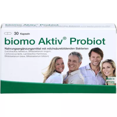 BIOMO Aktivne probiotične kapsule, 30 kapsul
