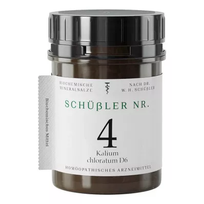 Schüssler No.4 Potassium chloratum D 6 tablet, 400 kos Schüssler No.4 Potassium chloratum D 6 tablet, 400 kos