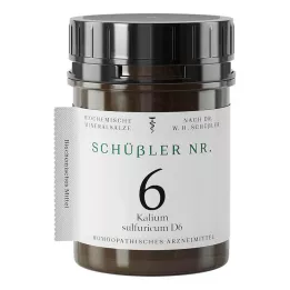 Schüssler No.6 Kalium sulfuricum D 6 tablet, 1000 kos