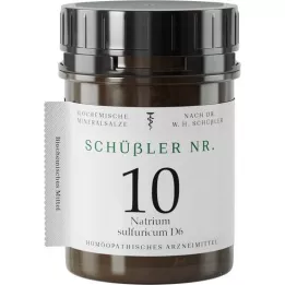 SCHÜSSLER Št. 10 Natrium sulfuricum D 6 tablet, 400 kapsul