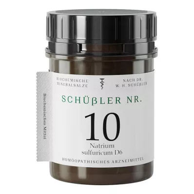Schüssler št. 10 Sodium sulfuricum D 6 tablet, 400 kos Schüssler št. 10 Sodium sulfuricum D 6 tablet, 400 kos
