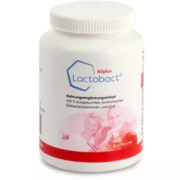 LACTOBACT 60plus enterično obložene kapsule, 180 kapsul