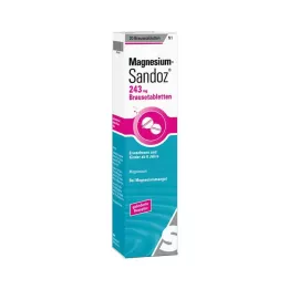 MAGNESIUM SANDOZ 243 mg šumeče tablete, 20 kosov
