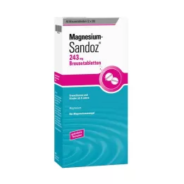 MAGNESIUM SANDOZ 243 mg šumeče tablete, 40 kosov