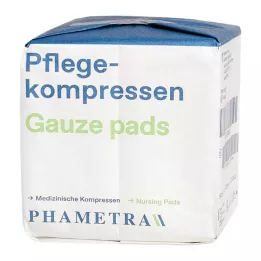 PFLEGEKOMPRESSEN Netkani material 10x10 cm, nesterilni, 4-kratni, 100 kosov