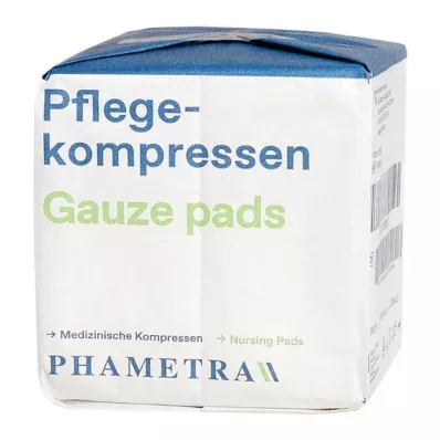 PFLEGEKOMPRESSEN Netkani material 10x10 cm, nesterilni, 4-kratni, 100 kosov
