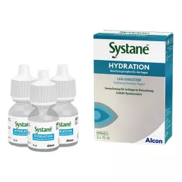 SYSTANE HYDRATION Kapljice za vlaženje oči, 3X10 ml