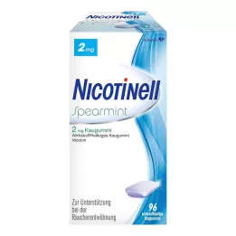 NICOTINELL Žvečilni gumi Spearmint 2 mg, 96 kosov