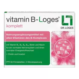 VITAMIN B-LOGES polne filmsko obložene tablete, 60 kosov