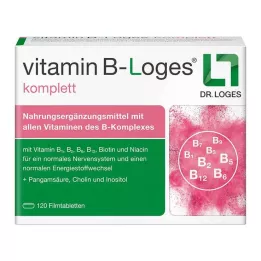 VITAMIN B-LOGES polne filmsko obložene tablete, 120 kosov