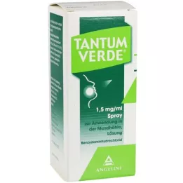 TANTUM VERDE 1,5 mg/ml pršilo za uporabo v ustni votlini, 30 ml