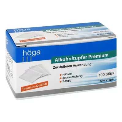 ALKOHOLTUPFER Premium 3x3 cm, 100 kosov