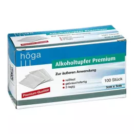 ALKOHOLTUPFER Premium 3x3 cm, 100 kosov