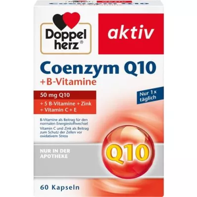 DOPPELHERZ Koencim Q10+B vitaminske kapsule, 60 kosov