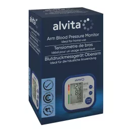 ALVITA Monitor krvnega tlaka za zgornjo roko, 1 kos