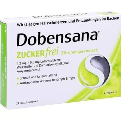 DOBENSANA limonin gel brez sladkorja 1,2mg/0,6mg lut., 24 kosov