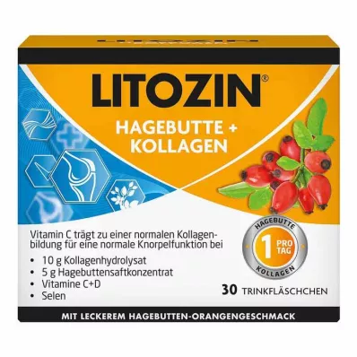 Steklenička za pitje Litozin šipek + kolagen, 30X25 ml Steklenička za pitje Litozin šipek + kolagen, 30X25 ml
