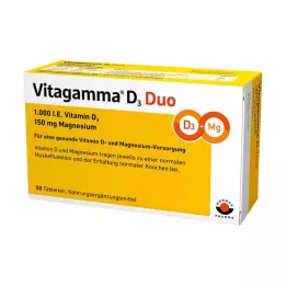 VITAGAMMA D3 Duo 1.000 I.E Vit.D3 150mg Magnes.NEM, 50 kosov