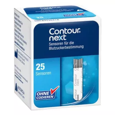 CONTOUR Testni trakovi Next Sensors, 1X25 kosov