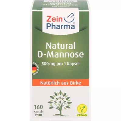NATURAL D-manoza 500 mg kapsule, 160 kapsul