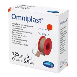 OMNIPLAST Tekstilni fiksacijski omet 1,25 cmx5 m, 1 kos