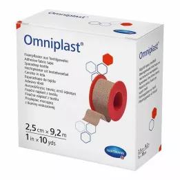 OMNIPLAST Fiksacijski mavec 2,5 cmx9,2 m, 1 kos