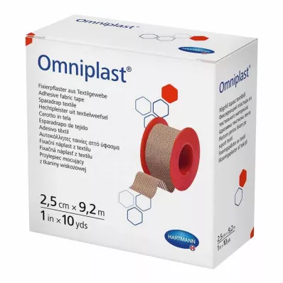 Omniplast pritrdilna mavčna tekstilna utež 2,5 cmx9,2 m, 1 kos
