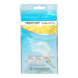 MEDCOAT Gel za pomoč pri požiranju, 10 kosov