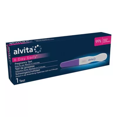 ALVITA Ultra zgodnji test nosečnosti, 1 kos