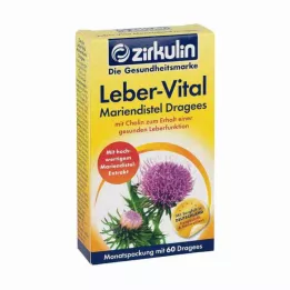 ZIRKULIN Obložene tablete Liver Vital Milk Thistle, 60 kapsul