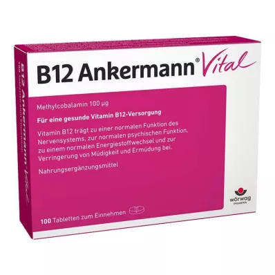 B12 Ankermann Vital tablete, 100 kom B12 Ankermann Vital tablete, 100 kom