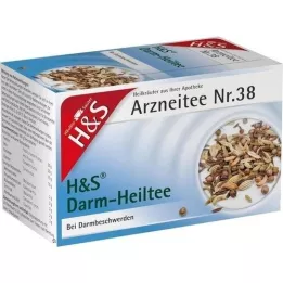 H&amp;S Filtrirna vrečka za čaj za zdravljenje črevesja, 20X2,0 g